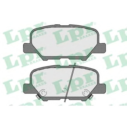 Photo Brake Pad Set, disc brake LPR 05P1802