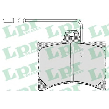 Photo Brake Pad Set, disc brake LPR 05P195