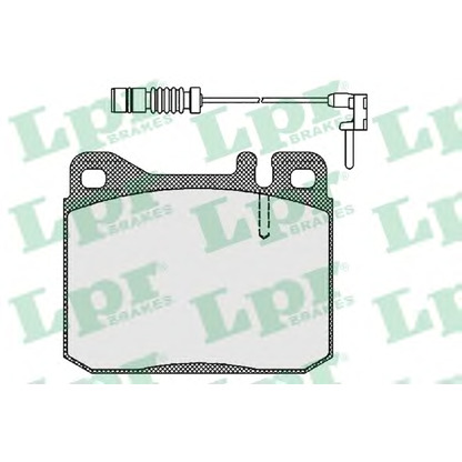 Zdjęcie Zestaw klocków hamulcowych, hamulce tarczowe LPR 05P211A