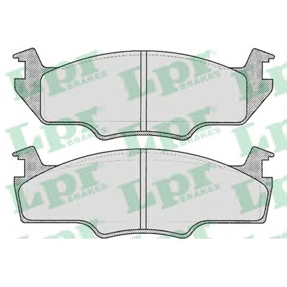 Zdjęcie Zestaw klocków hamulcowych, hamulce tarczowe LPR 05P226