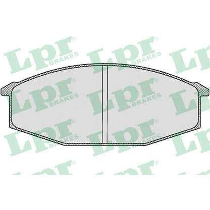 Photo Brake Pad Set, disc brake LPR 05P249