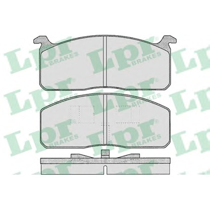 Photo Brake Pad Set, disc brake LPR 05P250