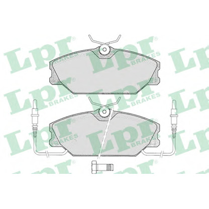 Photo Brake Pad Set, disc brake LPR 05P258