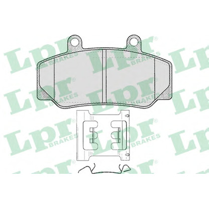 Photo Brake Pad Set, disc brake LPR 05P318