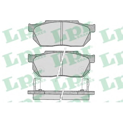 Photo Brake Pad Set, disc brake LPR 05P322