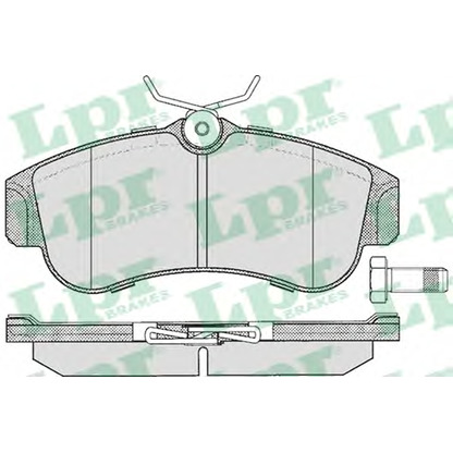 Photo Brake Pad Set, disc brake LPR 05P355