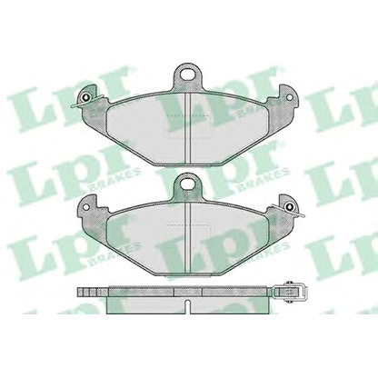 Photo Brake Pad Set, disc brake LPR 05P427