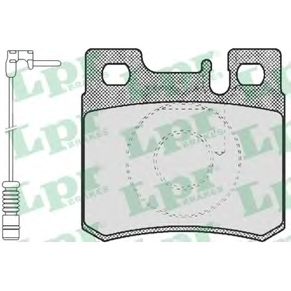 Photo Brake Pad Set, disc brake LPR 05P428A