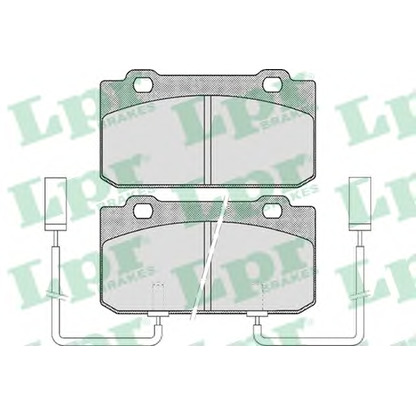 Foto Juego de pastillas de freno LPR 05P442