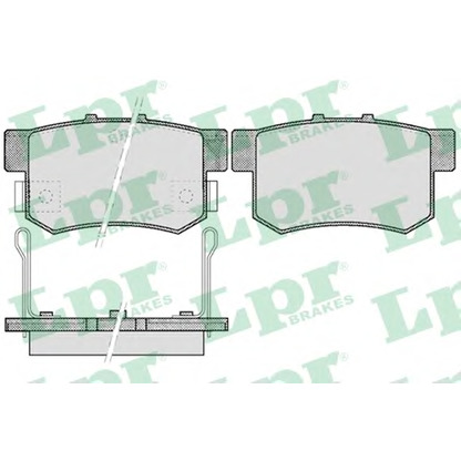 Photo Brake Pad Set, disc brake LPR 05P508