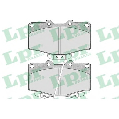 Photo Brake Pad Set, disc brake LPR 05P509