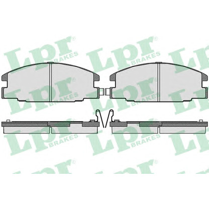 Photo Kit de plaquettes de frein, frein à disque LPR 05P544