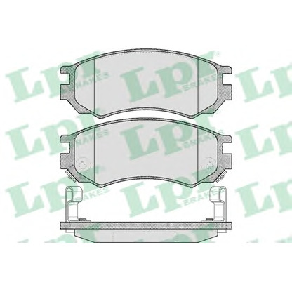 Photo Brake Pad Set, disc brake LPR 05P548