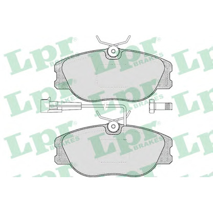 Photo Brake Pad Set, disc brake LPR 05P556