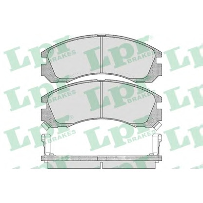Photo Kit de plaquettes de frein, frein à disque LPR 05P578