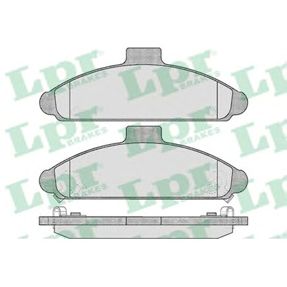 Photo Brake Pad Set, disc brake LPR 05P579