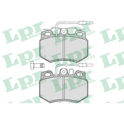 Photo Kit de plaquettes de frein, frein à disque LPR 05P585