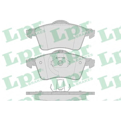 Photo Brake Pad Set, disc brake LPR 05P645