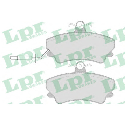 Photo Kit de plaquettes de frein, frein à disque LPR 05P653
