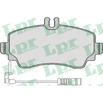 Photo Kit de plaquettes de frein, frein à disque LPR 05P670A