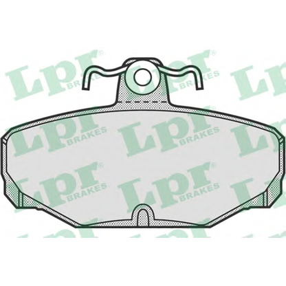 Photo Brake Pad Set, disc brake LPR 05P677