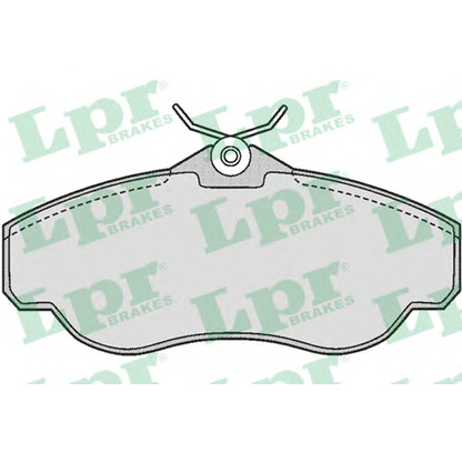 Photo Brake Pad Set, disc brake LPR 05P728