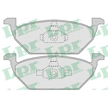 Photo Brake Pad Set, disc brake LPR 05P730