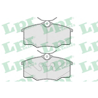 Photo Brake Pad Set, disc brake LPR 05P762