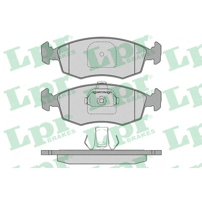 Zdjęcie Zestaw klocków hamulcowych, hamulce tarczowe LPR 05P785