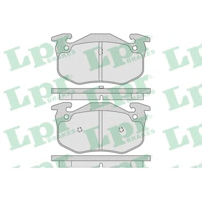 Photo Brake Pad Set, disc brake LPR 05P801