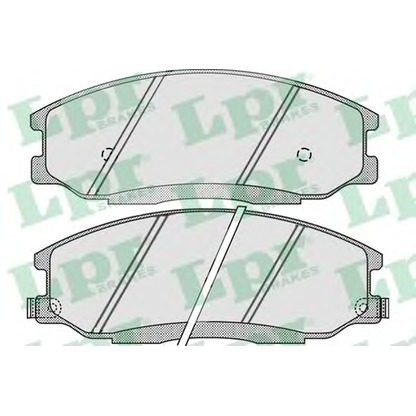 Photo Brake Pad Set, disc brake LPR 05P860