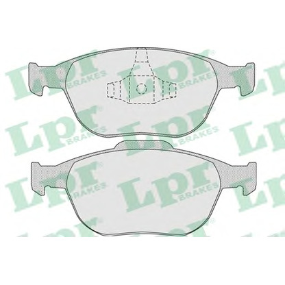 Photo Brake Pad Set, disc brake LPR 05P913