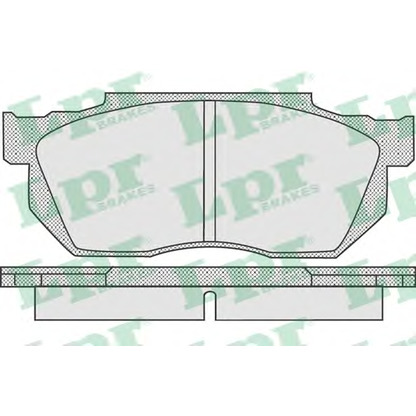 Zdjęcie Zestaw klocków hamulcowych, hamulce tarczowe LPR 05P919