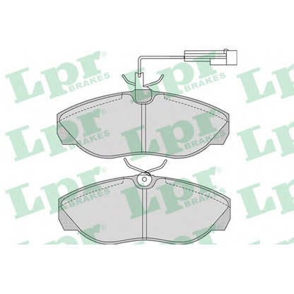 Foto Kit pastiglie freno, Freno a disco LPR 05P965