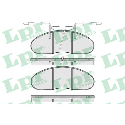 Foto Kit pastiglie freno, Freno a disco LPR 05P976