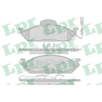 Foto Bremsbelagsatz, Scheibenbremse LPR 05P983