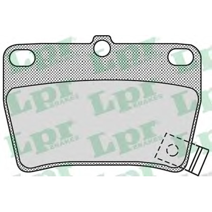 Photo Brake Pad Set, disc brake LPR 05P997