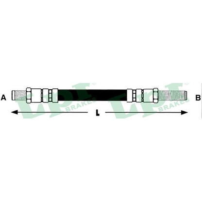 Foto Tubo flexible de frenos LPR 6T46122