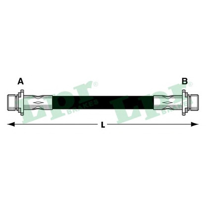 Zdjęcie Przewód hamulcowy elastyczny LPR 6T47432