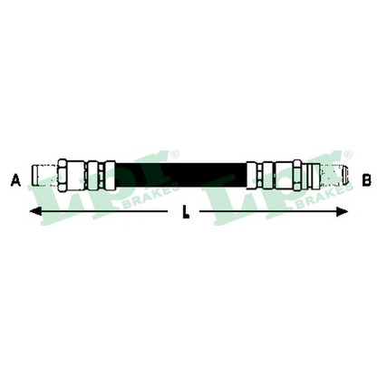 Zdjęcie Przewód hamulcowy elastyczny LPR 6T47475