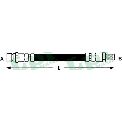 Zdjęcie Przewód hamulcowy elastyczny LPR 6T47126
