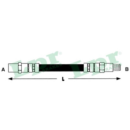 Zdjęcie Przewód hamulcowy elastyczny LPR 6T46379
