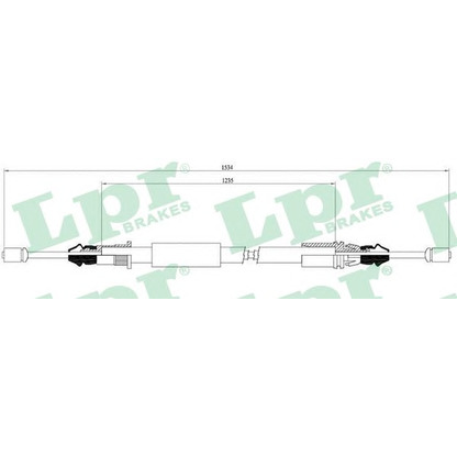 Photo Cable, parking brake LPR C0108B