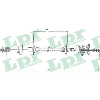 Photo Clutch Cable LPR C0146C