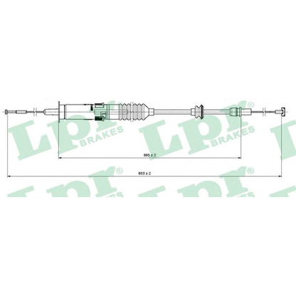 Foto Cavo comando, Comando frizione LPR C0222C