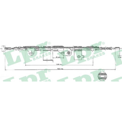 Photo Cable, parking brake LPR C0503B