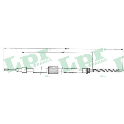 Photo Cable, parking brake LPR C0979B