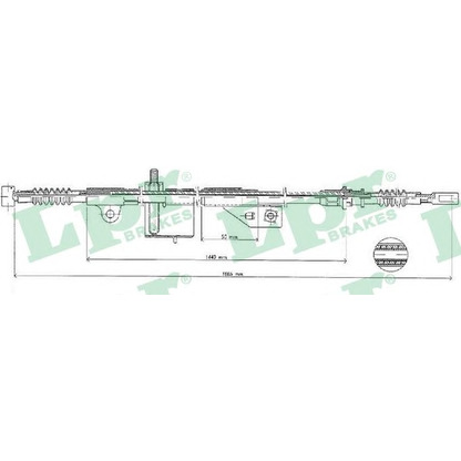 Photo Cable, parking brake LPR C1052B