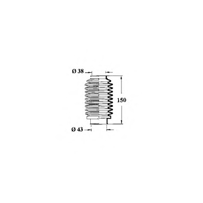 Photo Bellow Set, steering OCAP 1211055