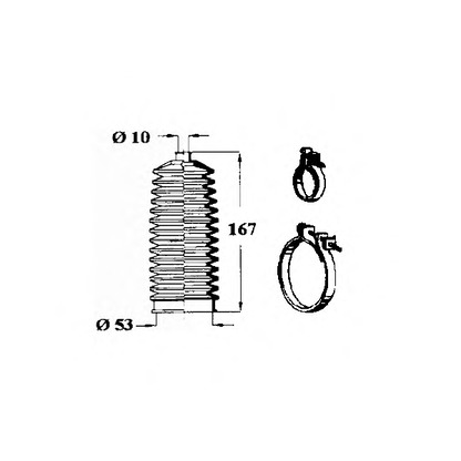 Foto Kit soffietto, Sterzo OCAP 0901163